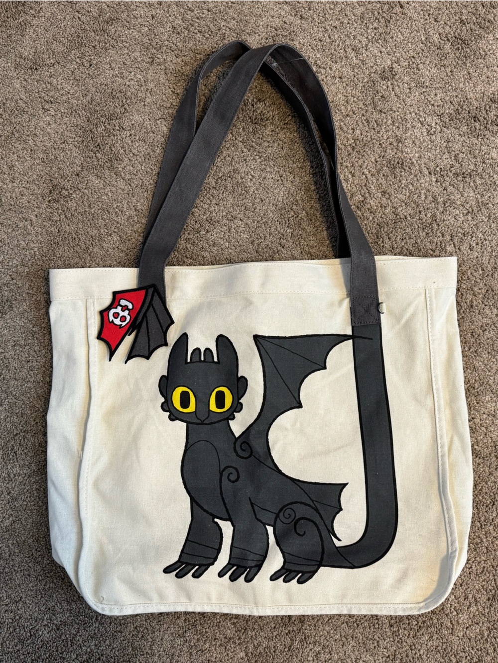 Epic Universe Toothless Tote